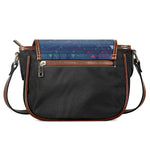 Bull And Bear Stock Market Print Saddle Bag