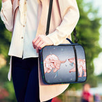 Bull And Bear Stock Market Print Shoulder Strap Bible Bag