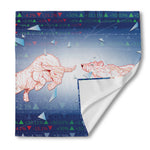 Bull And Bear Stock Market Print Silk Bandana
