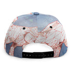Bull And Bear Stock Market Print Snapback Cap