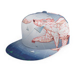 Bull And Bear Stock Market Print Snapback Cap