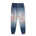 Bull And Bear Stock Market Print Sweatpants