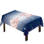 Bull And Bear Stock Market Print Tablecloth