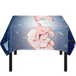 Bull And Bear Stock Market Print Tablecloth