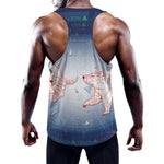 Bull And Bear Stock Market Print Training Tank Top