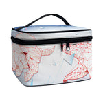 Bull And Bear Stock Market Print Travel Makeup Bag