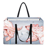 Bull And Bear Stock Market Print Utility Tote Bag