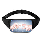 Bull And Bear Stock Market Print Waist Bag