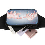 Bull And Bear Stock Market Print Waist Bag
