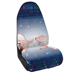 Bull And Bear Stock Market Print Waterproof Car Seat Cover