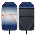 Bull And Bear Stock Market Print Waterproof Car Seat Cover