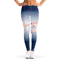 Bull And Bear Stock Market Print Women's Leggings