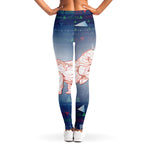 Bull And Bear Stock Market Print Women's Leggings