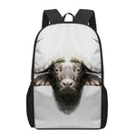 Bull Portrait Print 17 Inch Backpack