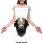 Bull Portrait Print Adjustable Apron