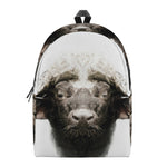 Bull Portrait Print Backpack