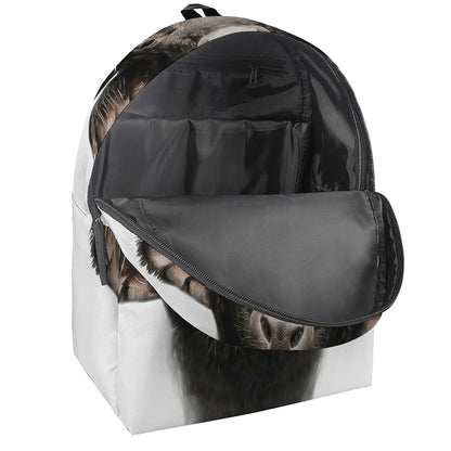 Bull Portrait Print Backpack