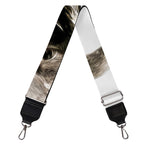 Bull Portrait Print Bag Strap
