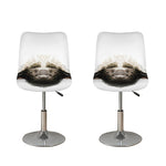 Bull Portrait Print Bar Stool Covers