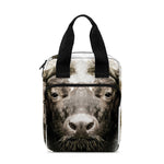 Bull Portrait Print Bible Tote Bag
