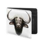 Bull Portrait Print Bifold Wallet