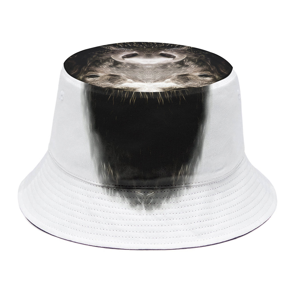 Bull Portrait Print Bucket Hat
