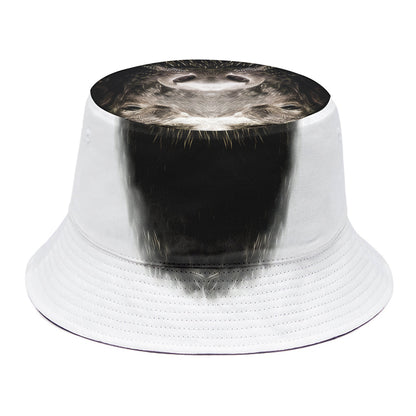 Bull Portrait Print Bucket Hat