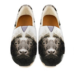 Bull Portrait Print Casual Shoes