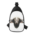 Bull Portrait Print Sling Bag
