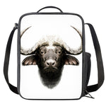 Bull Portrait Print Crossbody Lunch Bag
