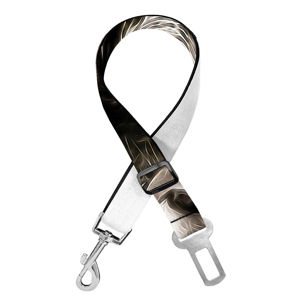 Bull Portrait Print Dog Seat Belt