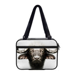 Bull Portrait Print Double Strap Bible Bag