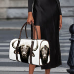 Bull Portrait Print Duffle Bag