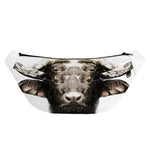 Bull Portrait Print Fanny Pack
