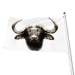 Bull Portrait Print Flag