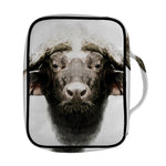 Bull Portrait Print Front Pocket Bible Bag