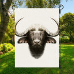 Bull Portrait Print Garden Flag