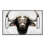 Bull Portrait Print Golf Cart Seat Cover