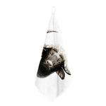 Bull Portrait Print Hand Towel