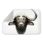 Bull Portrait Print Indoor Door Mat