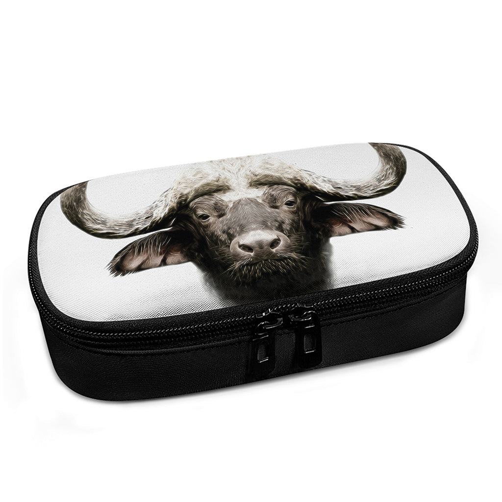 Bull Portrait Print Insulin Cooler Travel Case