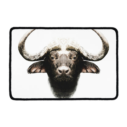Bull Portrait Print Kitchen Mat