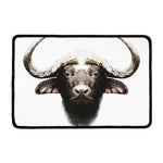 Bull Portrait Print Kitchen Mat