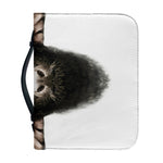 Bull Portrait Print Leather Bible Cover