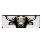Bull Portrait Print Long Kitchen Mat