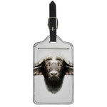 Bull Portrait Print Luggage Tag