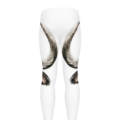 Bull Portrait Print Men's leggings