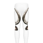Bull Portrait Print Men's leggings