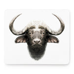 Bull Portrait Print Mouse Pad