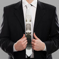Bull Portrait Print Necktie